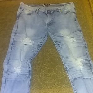 Biker denim jeans brand new